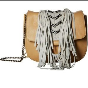 Sam Edelman Leather Fringe Crossbody